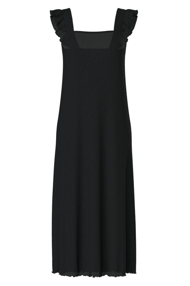 PCFLORA STRAP FLOUNCE DRESS JRS BC 17155398 BLACK